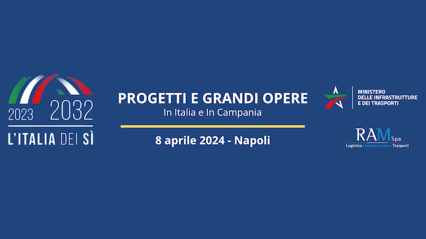 L’Italia dei Sì 2023-2032 - Progetti e grandi opere in Italia - Tappa di Napoli